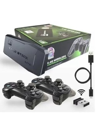 Wireless Controller Gamepad Console Stick Plug And Play Video Game Stick with 10000 Games 9 Classic Emulators 4K High Definition HDMI Output For TV With Dual 2.4G Wireless Controllers 64GB - pzsku/Z79757A14075788B4CB57Z/45/_/1675987691/645d173d-b23e-4ee9-ba81-b5bec9757e31