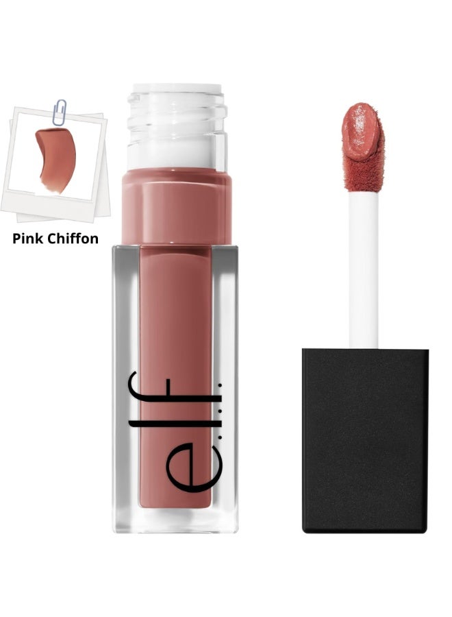 إلف ظلال عيون سائلة مخملية، ظلال عيون سائلة تتحول إلى بودرة للحصول على لون كثيف ولمسة نهائية ناعمة غير لامعة، لون وردي شيفون - Image 1