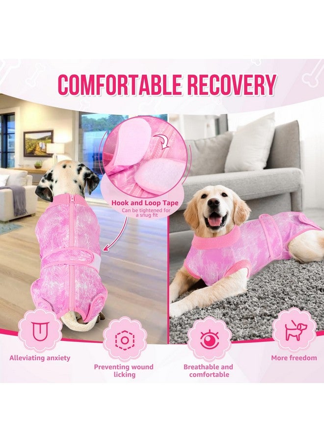 Lukovee Recovery Suit for Dogs, Zipper On Recovery Suit for Female Male Dog, Onesie Abdominal Wounds Cone E-Collar Alternative Prevent Licking Spay Recovery Suit (2TPI,M) - Image 5