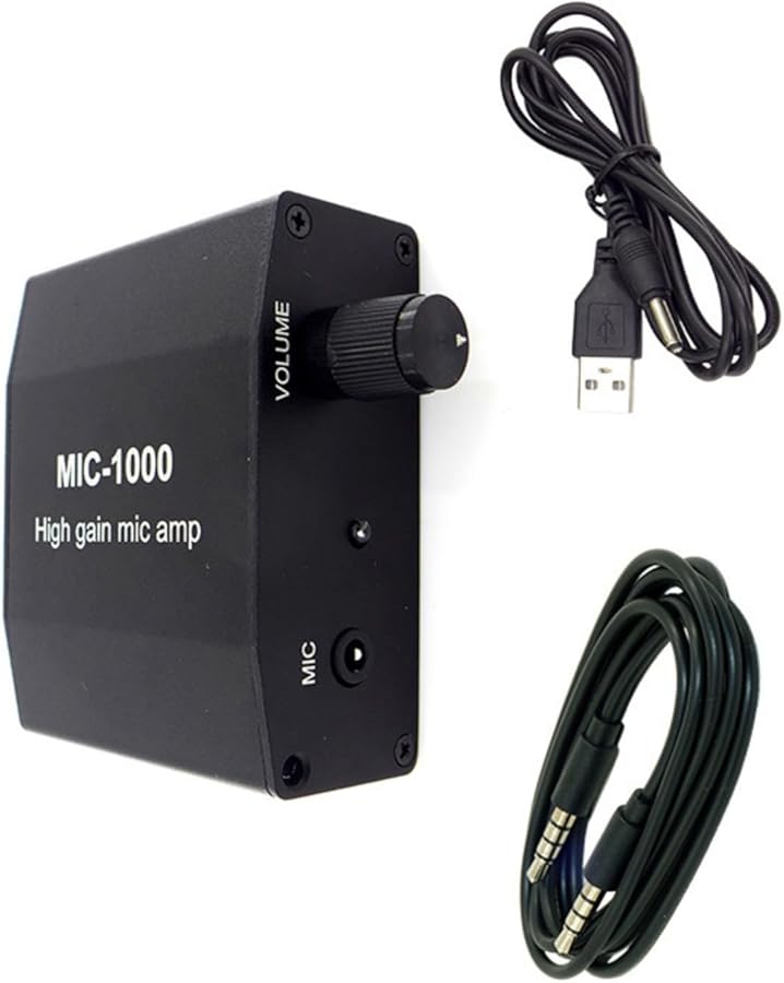 MIC 1000 High Sensitivity 1000x Gain Microphone Amplifier Preamplifier for Smartphone - Image 5