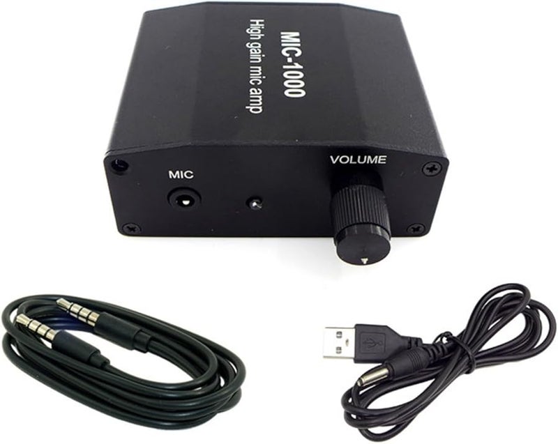 MIC 1000 High Sensitivity 1000x Gain Microphone Amplifier Preamplifier for Smartphone - Image 2