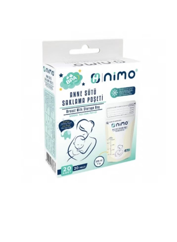 أكياس تخزين حليب الثدي 20 حبة HNK-PST-01