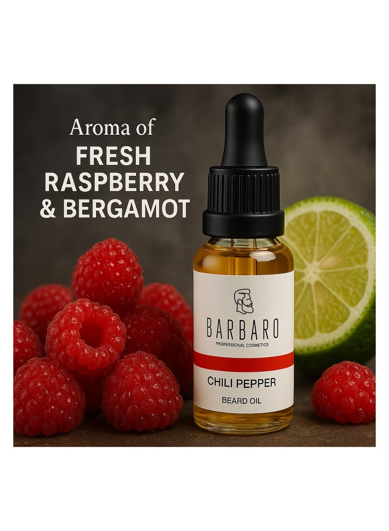 BARBARO Barbaro Beard and Hair Growth Oil with Chili Pepper Extract, 30ml - Image 3