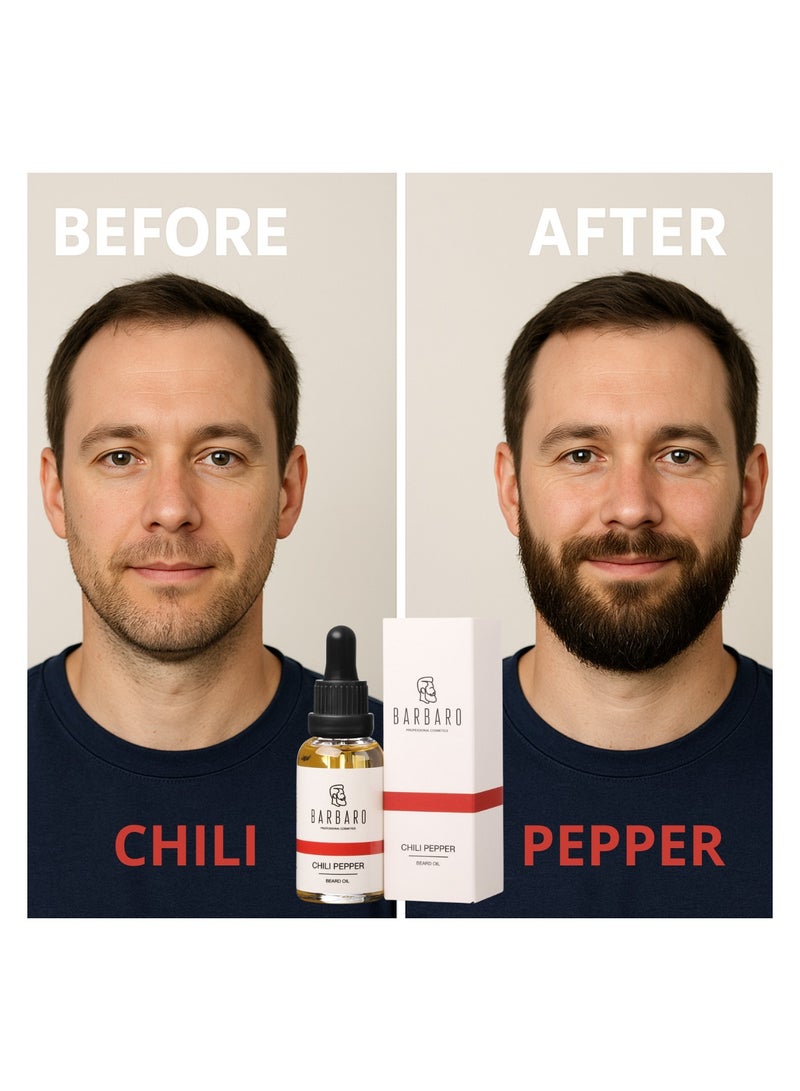 BARBARO Barbaro Beard and Hair Growth Oil with Chili Pepper Extract, 30ml - Image 5