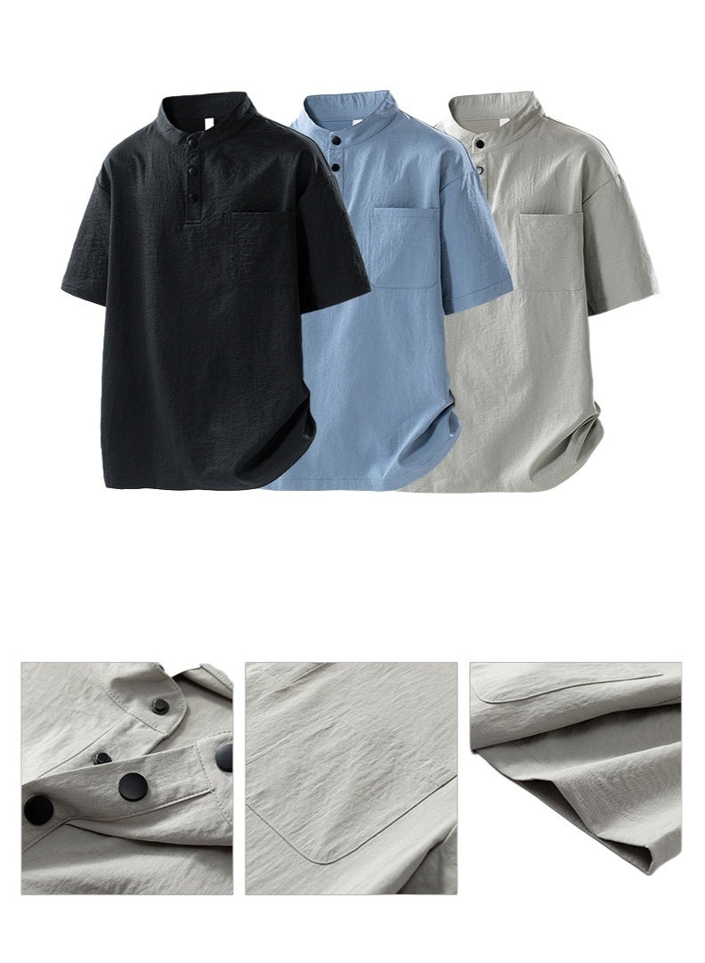 Nariele تي شيرت جديد كبير واقي من الشمس سريع الجفاف كاجوال - Image 2