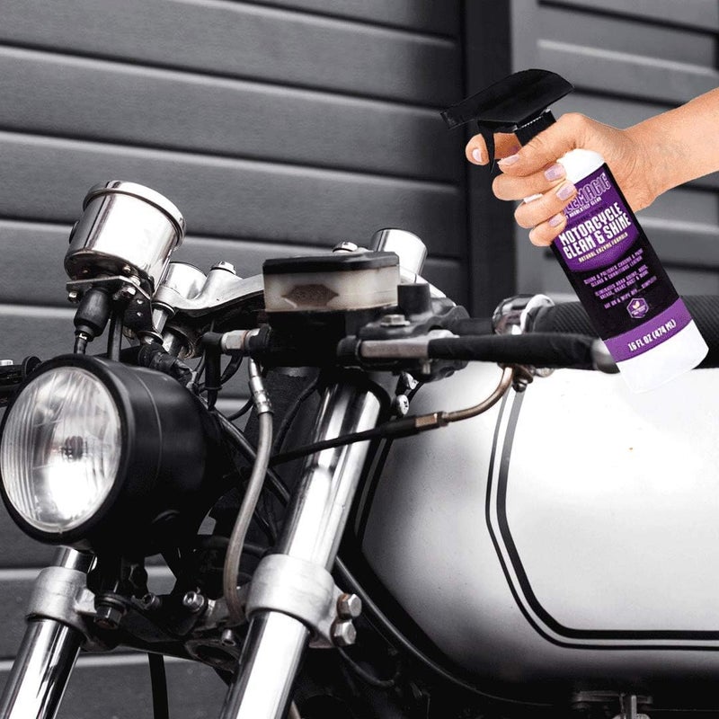 Absolutely Clean CycleMagic Motorcycle Clean and Shine - Motorcycle Cleaner & Conditioner | Chrome, Leather, Paint & More | Eliminates Bug Grime, Brake Dust, Dirt & Debris | USA Made (128oz Refill (Save 50%)) - Image 2