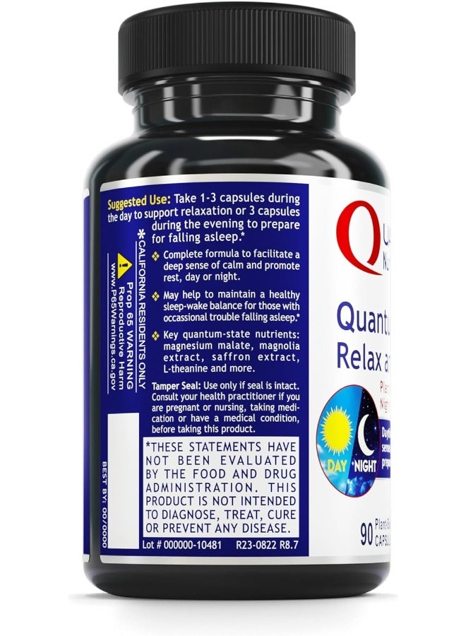 Quantum Nutrition Quantum Relax and Slumber Capsules for Men and Women - Image 3