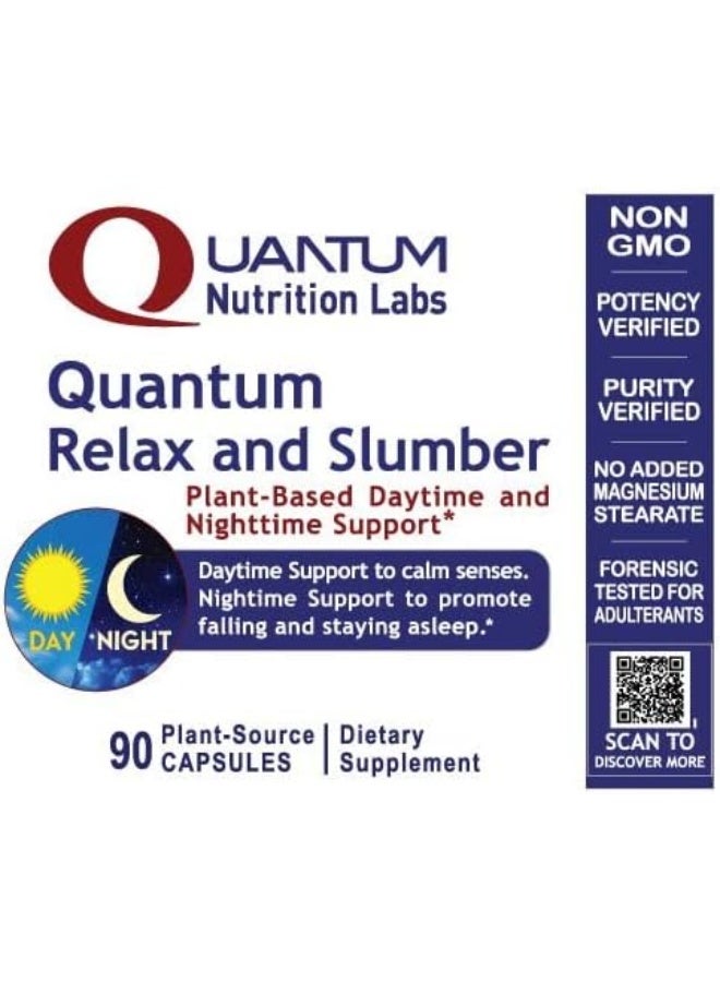 Quantum Nutrition Quantum Relax and Slumber Capsules for Men and Women - Image 4