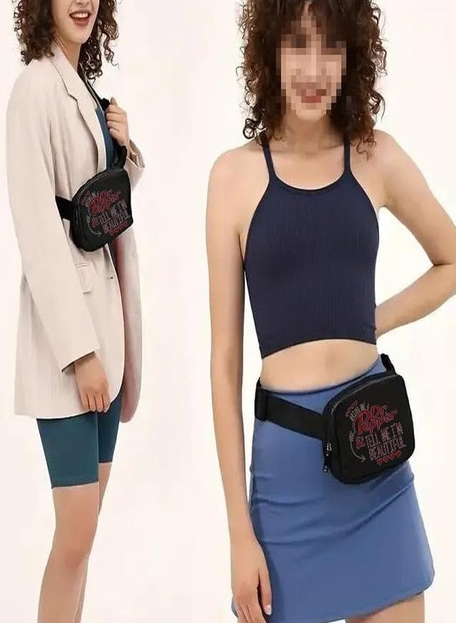 MONNYCAR Dr Pepper Mini Crossbody Sling Bag Chest Bag Fanny Pack Running for Men Women Workout Travelling,Minimalist Chest Shoulder Pack,Lightweight Casual Waist Fanny Pack for Travel, Daily Use - Image 5