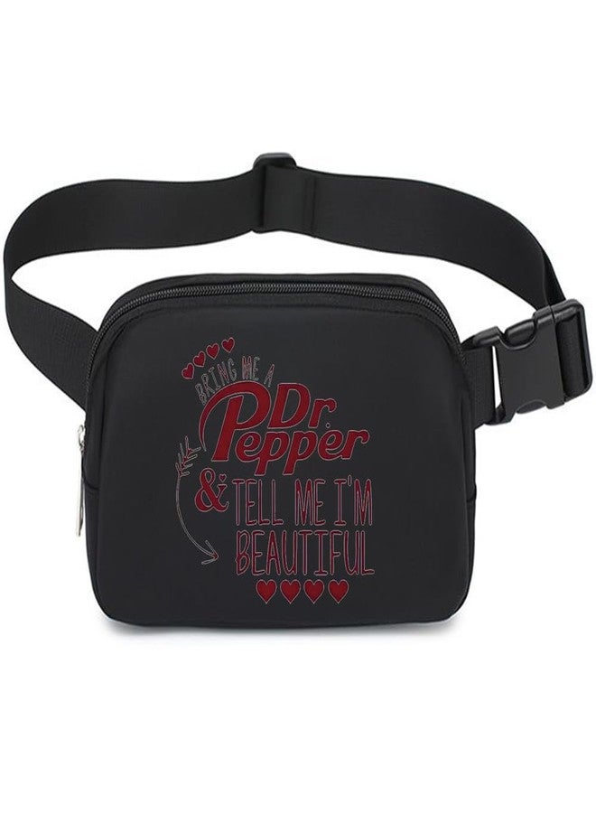 MONNYCAR Dr Pepper Mini Crossbody Sling Bag Chest Bag Fanny Pack Running for Men Women Workout Travelling,Minimalist Chest Shoulder Pack,Lightweight Casual Waist Fanny Pack for Travel, Daily Use - Image 1
