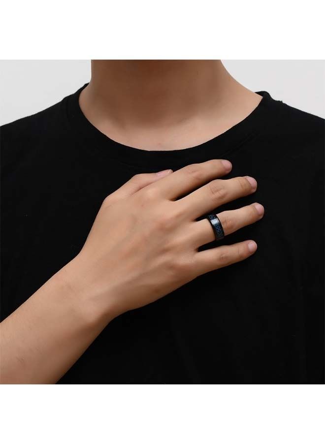 NIBEMINENT Stainless Steel Luminous Dragon Design Band Ring - Image 4