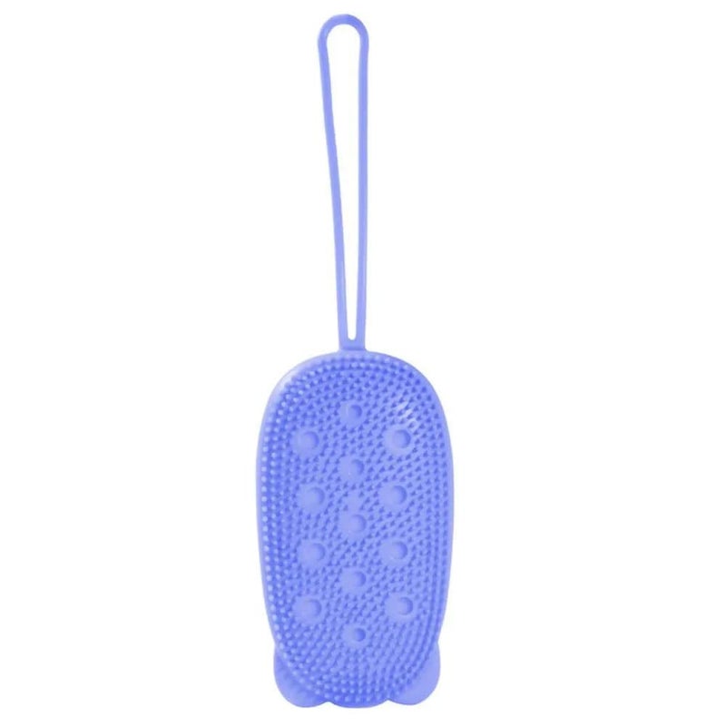 Adbeni Silicone Bubble Bath Quick Foaming Scrubbing Soft Rubbing Massage Body Cleaner Brush Assorted Color - Image 1