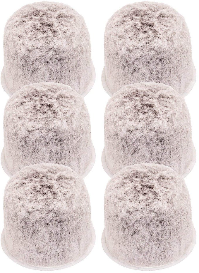 REPLACEMENT 280128500 CHARCOAL WATER FILTERS COMPATIBLE WITH HAMILTON BEACH BREWSTATION STAY OR GO 80674 COFFEE MAKER 6 PACK