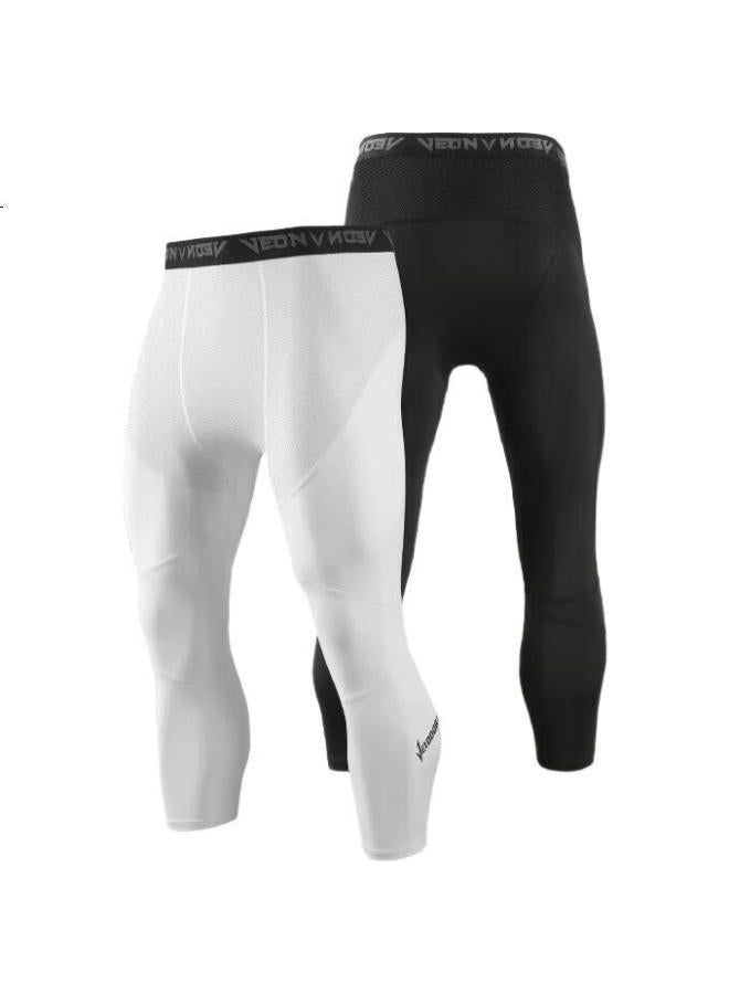 Veidoorn Basketball Compression Shorts, Sports Training Fitness Breathable High-Elasticity Compression Pants, Running For Men - Image 3