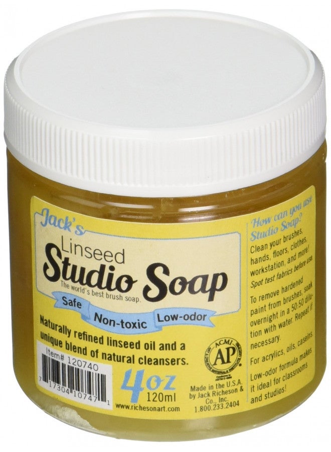 Jack Richeson 120740 120 ml Linseed Studio Soap