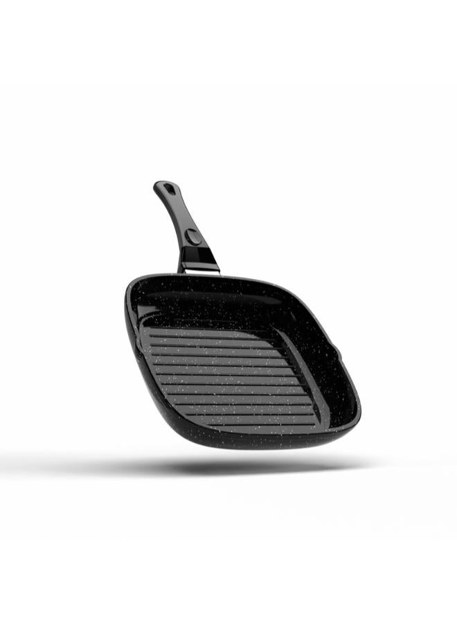 توب شيف مقلاة شواء مربعة من الجرانيت - Image 1