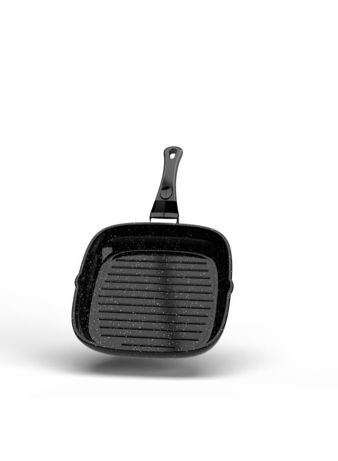 توب شيف مقلاة شواء مربعة من الجرانيت - Image 4