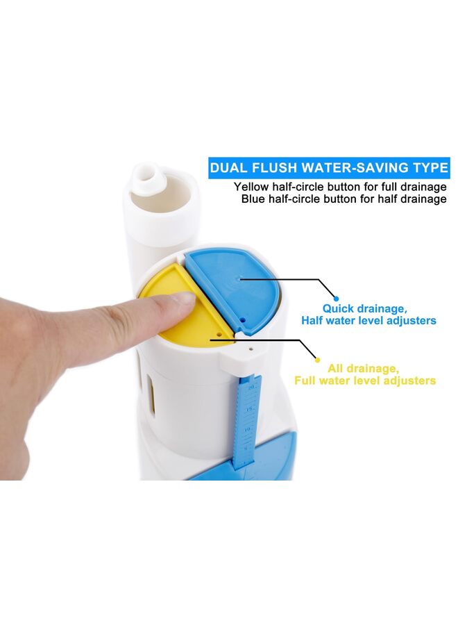 2 Inch Toilet Flush Valves, Toilet Repair Kit Dual Flush Valve Replacement Kit Fit for One Piece Toilet Top Push Button Valve (8/10.8" Height)(27) - Image 3