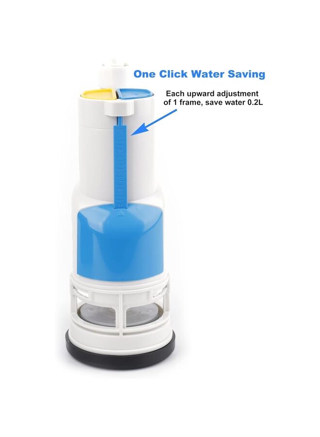 2 Inch Toilet Flush Valves, Toilet Repair Kit Dual Flush Valve Replacement Kit Fit for One Piece Toilet Top Push Button Valve (8/10.8" Height)(27) - Image 5