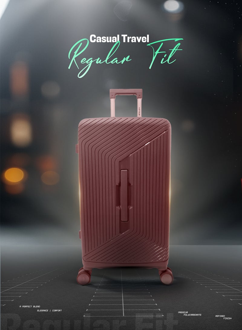 فيبتور مجموعة حقائب سفر بعجلات من 3 قطع، حقيبة سفر خفيفة الوزن بعجلات مزدوجة 360 درجة، حقيبة سفر مزودة بقفل إدارة أمن النقل ومقبض تلسكوبي - Image 3