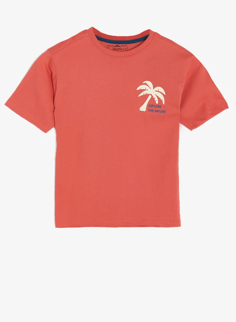 ريبلز مع نمشي Boys Drop Shoulder T-Shirts