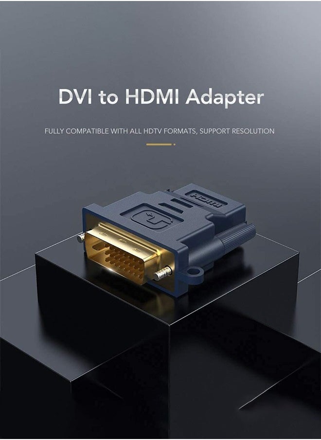 Taimi محول DVI إلى HDMI ثنائي الاتجاه DVI ذكر إلى HDMI أنثى محول يدعم 1080P ثلاثي الأبعاد لـ PS3 PS4 TV Box جهاز عرض بلو راي HDTV  - Image 3