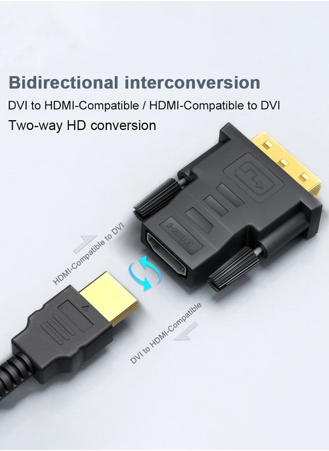 Taimi محول DVI إلى HDMI ثنائي الاتجاه DVI ذكر إلى HDMI أنثى محول يدعم 1080P ثلاثي الأبعاد لـ PS3 PS4 TV Box جهاز عرض بلو راي HDTV  - Image 4