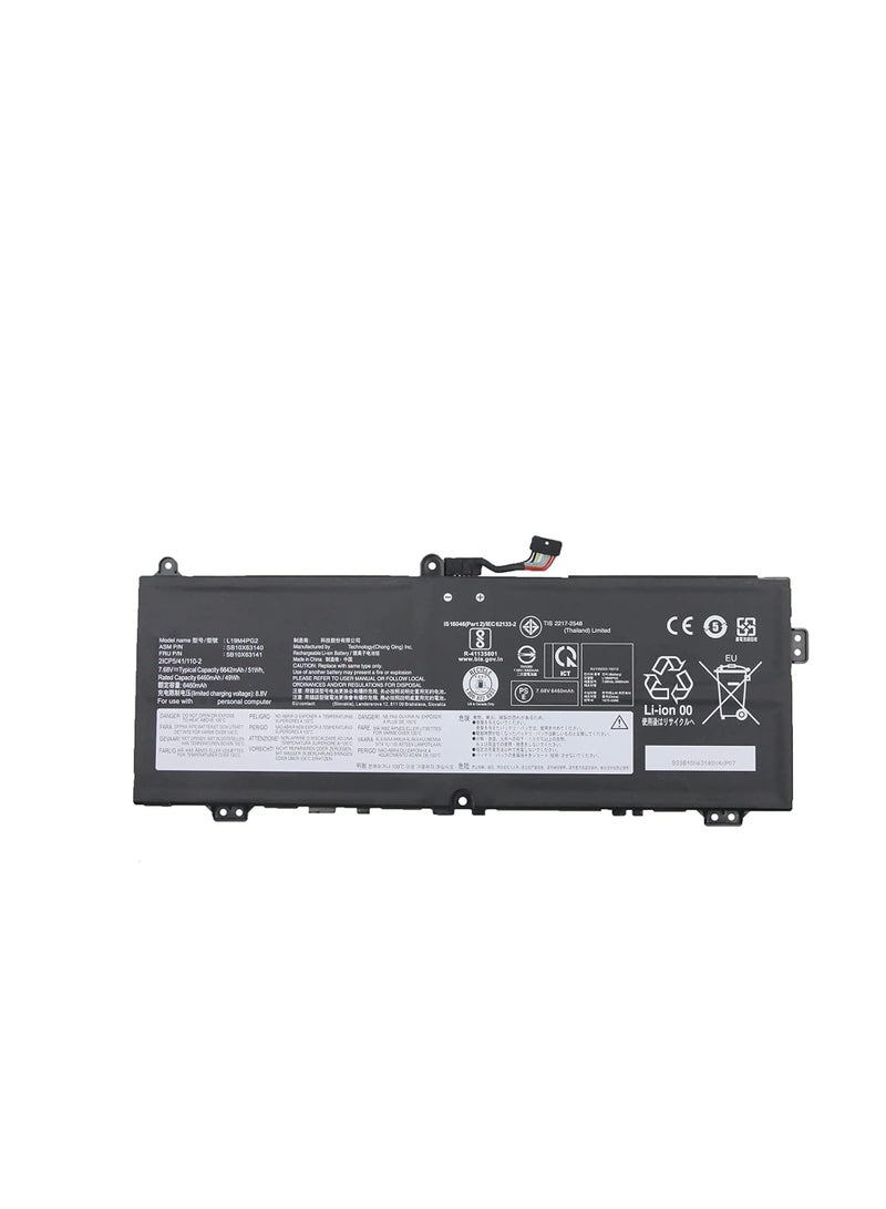 Terabyte L19M4PG2 SB10X63140 5B10X63141 L19D4PG2 5B10X63138 L19L4PG2 SB10X63137 5B10X63136 Laptop Battery Compatible with Lenovo IdeaPad ChromeBook Flex 5 13.3 inch Series - Image 1
