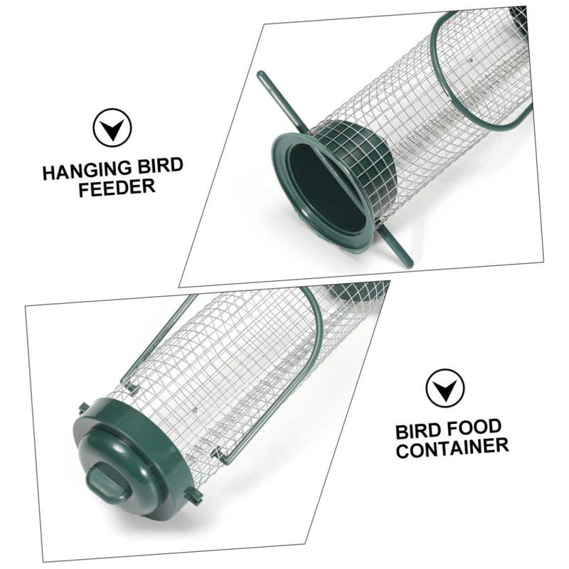2 Pcs Hanging Bird Feeder Outdoor Garden Decoration Plastic Reusable For Canary Parrot - Image 3