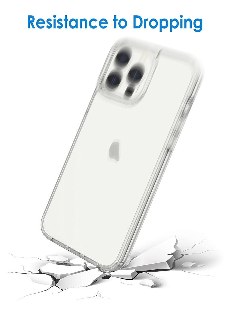 Mismo Clear Shockproof Case for iPhone 13 Pro Max – Ultra Thin Transparent TPU Cover, Anti-Scratch & Anti-Yellowing Crystal Clear Protective Bumper Case - Clear - Image 2