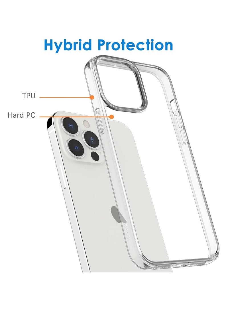 Mismo Clear Shockproof Case for iPhone 13 Pro Max – Ultra Thin Transparent TPU Cover, Anti-Scratch & Anti-Yellowing Crystal Clear Protective Bumper Case - Clear - Image 5