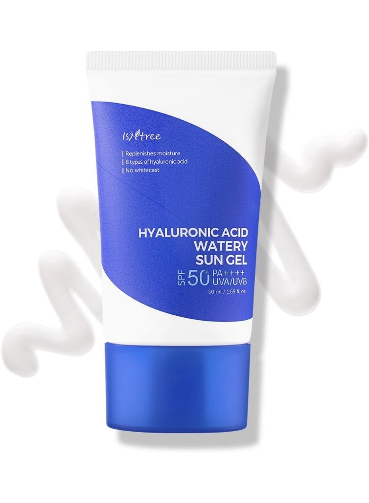 ISNTREE-HYALURONIC ACID WATERY SUN GEL 50ml - Image 1