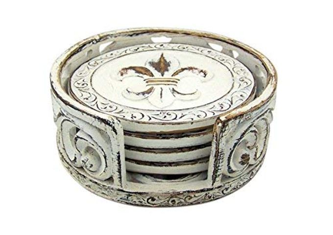 LL Home Fdl Scrolls Coasters - Image 5