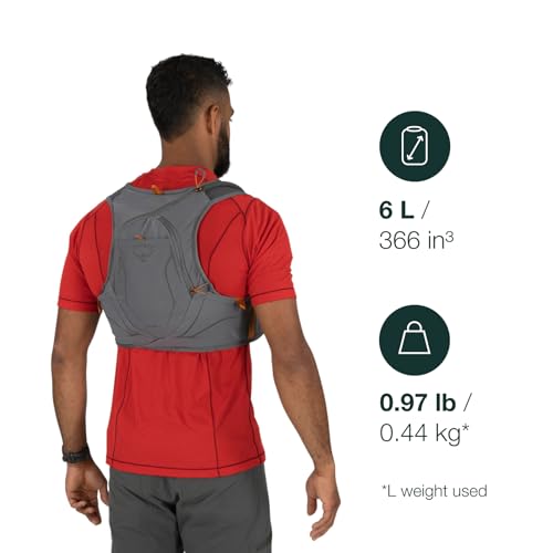 Osprey Duro 6L Mens Running Hydration Vest with Hydraulics Reservoir Seaweed GreenLimon Small - Image 3