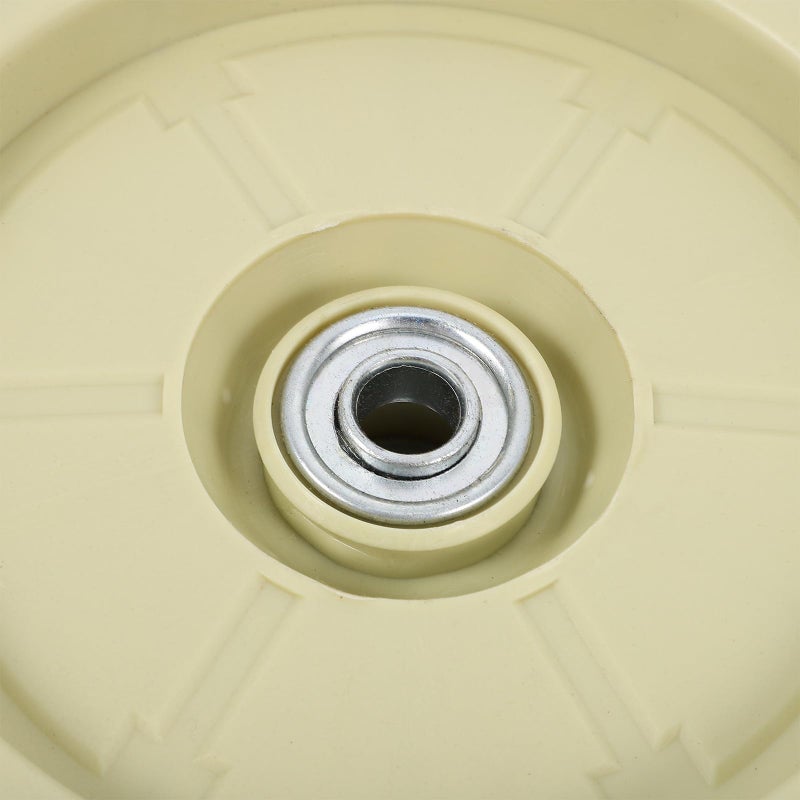 Universal Lawn Mower Replacement Wheels And Bracket Set Black - Image 4