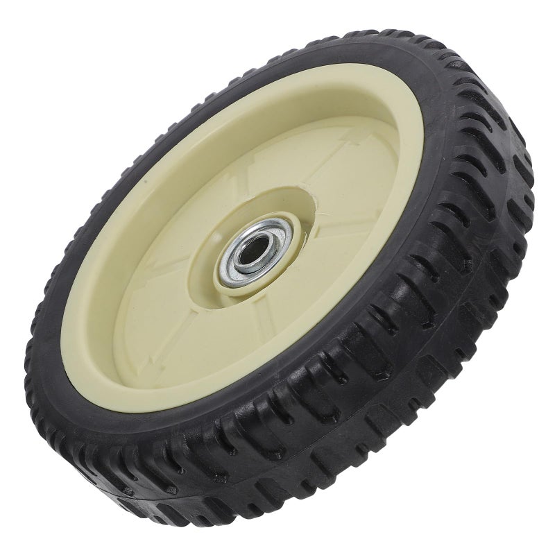 Universal Lawn Mower Replacement Wheels And Bracket Set Black - Image 2
