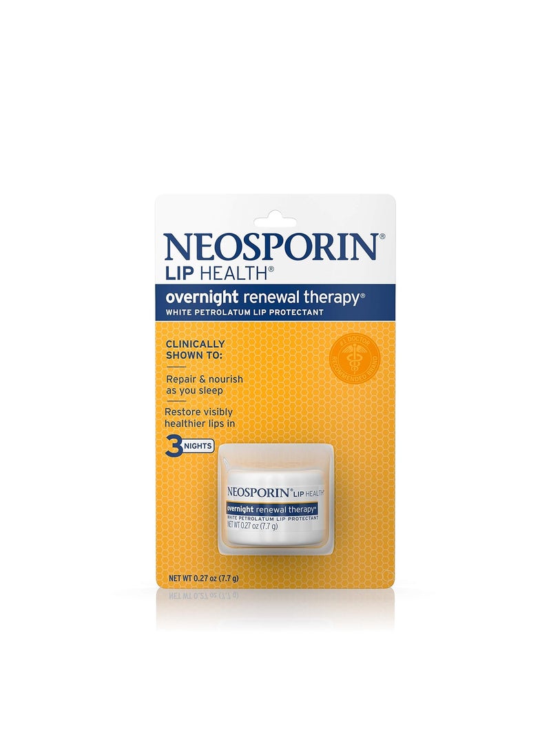 Neosporin Neosporin Lip Health Overnight Healthy Lips Renewal Therapy Petrolatum Lip Protectant 0.27 oz 