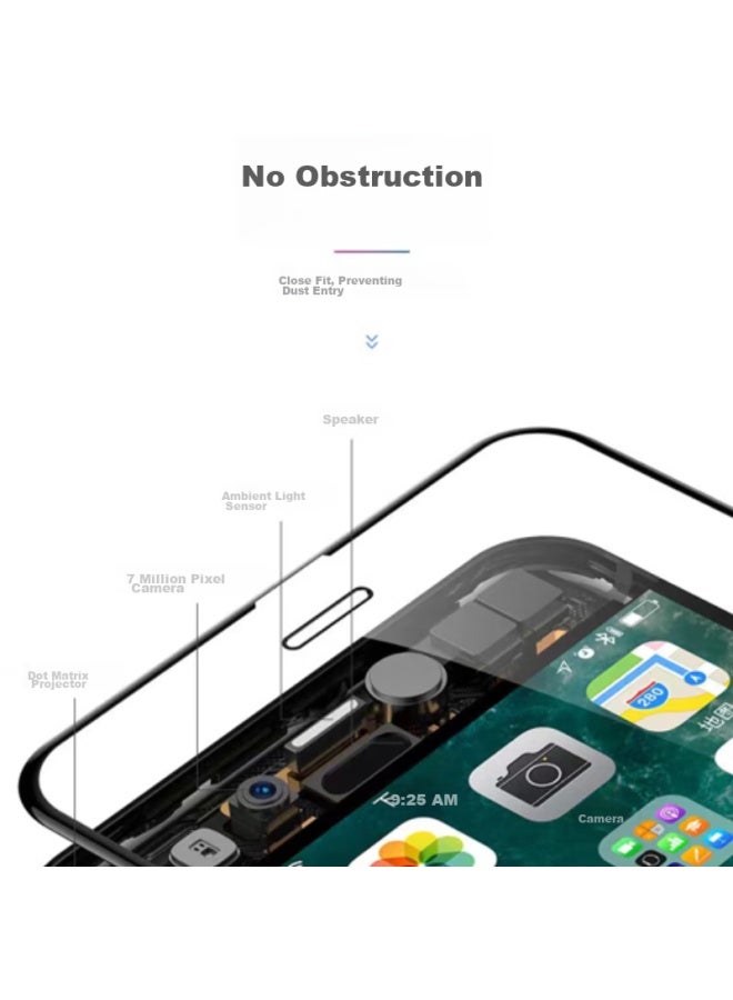 Maikuqi Tempered Glass Screen Protector For Apple Iphone 11/xr, Full Coverage High Definition Anti-fingerprint Glass Film - 2 Pack - Image 5