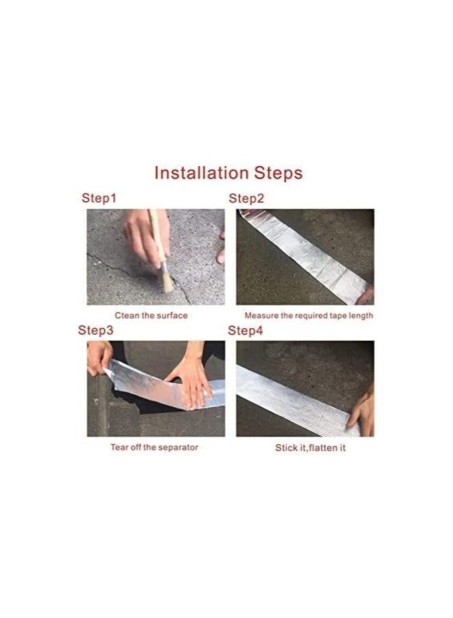 Adhesive Aluminum Foil Tape High Polymer Butyl Rubber - Image 5