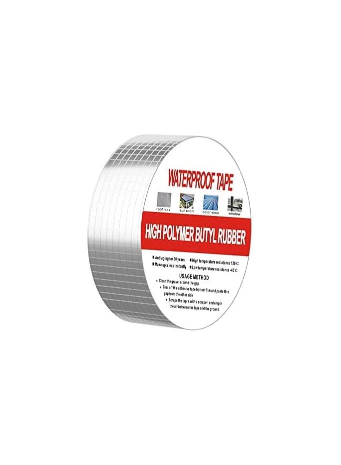 Adhesive Aluminum Foil Tape High Polymer Butyl Rubber - Image 1