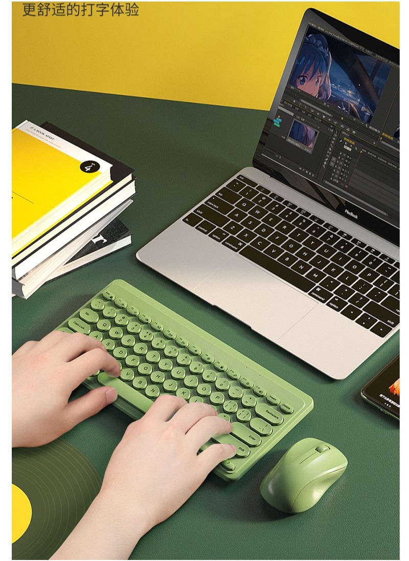 KUYING Laptop External Keyboard Wireless Mouse Home Set  - Image 2