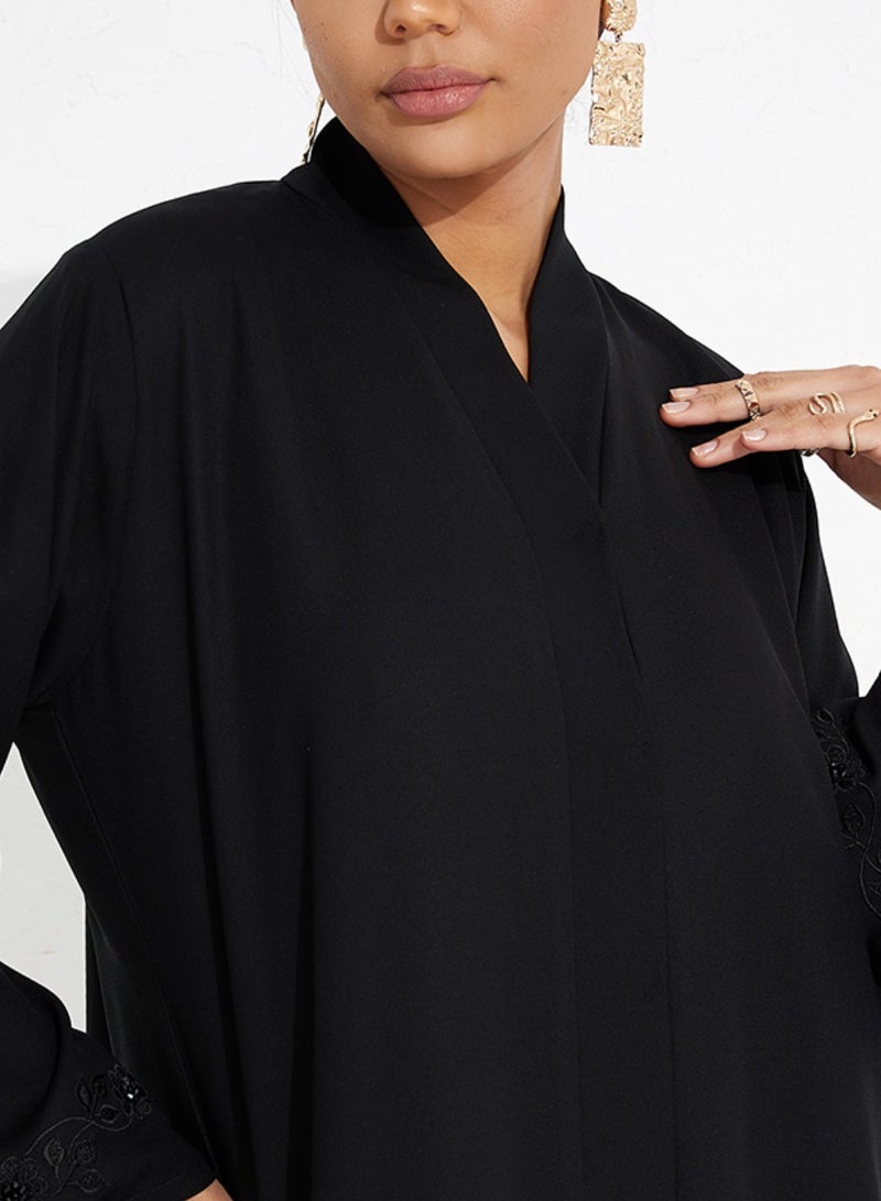 Rosette Abaya Black Danteil Abaya - Image 2