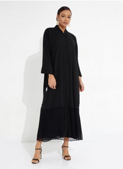 Rosette Abaya Black Danteil Abaya  - Image 1