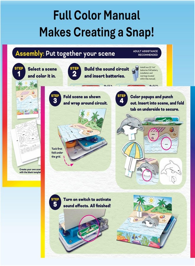 SNAP CIRCUITS Snap & Draw STEAM Toy for Boys and Girls | STEM Toy for Kids 4+ yrs | Art & Science Activity Kit | Building Kit - Image 3