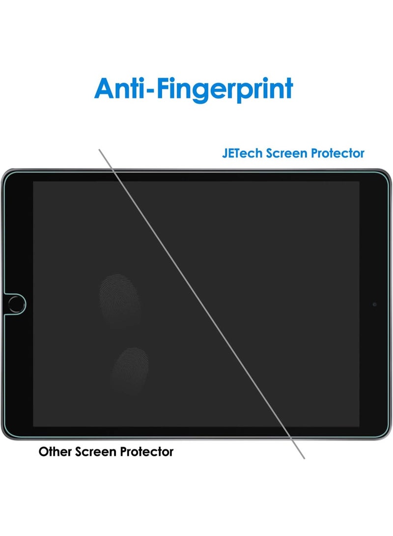 جي تيك واقي شاشة لجهاز iPad مقاس 10.2 بوصة، موديلات 2021، 2020، 2019، الجيل التاسع، الثامن، والسابع، مصنوع من زجاج مقوى، صلابة 9H، مقاوم لبصمات الأصابع، فائق الوضوح، سهل التركيب، مقاوم للخدوش. - Image 4