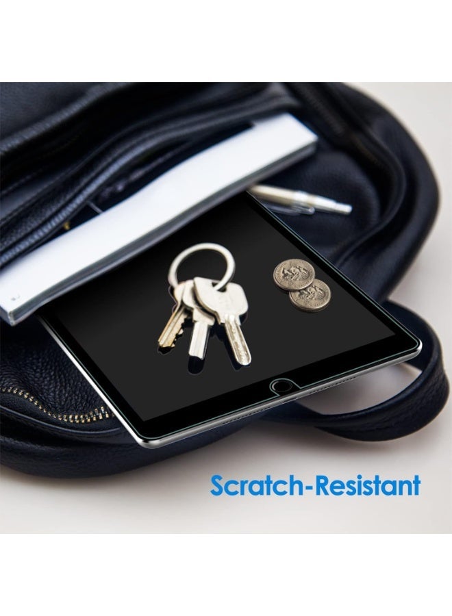 جي تيك واقي شاشة لجهاز iPad مقاس 10.2 بوصة، موديلات 2021، 2020، 2019، الجيل التاسع، الثامن، والسابع، مصنوع من زجاج مقوى، صلابة 9H، مقاوم لبصمات الأصابع، فائق الوضوح، سهل التركيب، مقاوم للخدوش. - Image 2