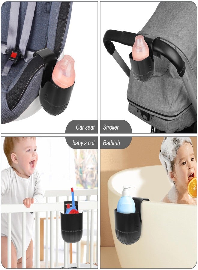 حامل أكواب عالمي لمقاعد السيارات وعربات الأطفال والكراسي المتحركة وغيرها - أسود - Image 5