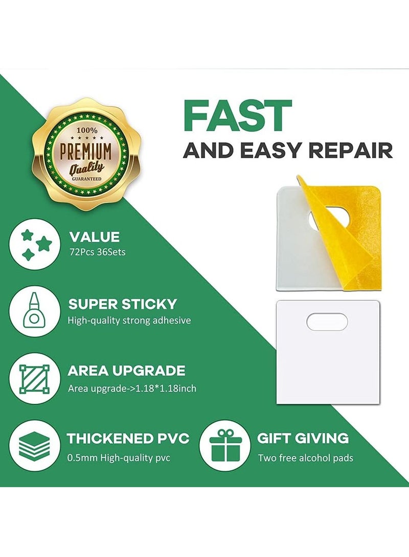 KASTWAVE Clear Vertical Blind Repair Tabs, KASTWAVE Transparent Vane Savers Blind Repair Clips Window Blinds Replacement Slats for Vertical Blinds Replacement Slats Blind Replacement Parts Panels (50 Pcs) - Image 2