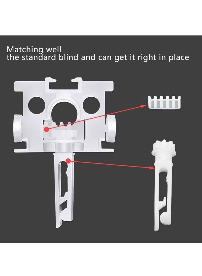 KASTWAVE Clear Vertical Blind Repair Tabs, KASTWAVE Transparent Vane Savers Blind Repair Clips Window Blinds Replacement Slats for Vertical Blinds Replacement Slats Blind Replacement Parts Panels (50 Pcs) - Image 4