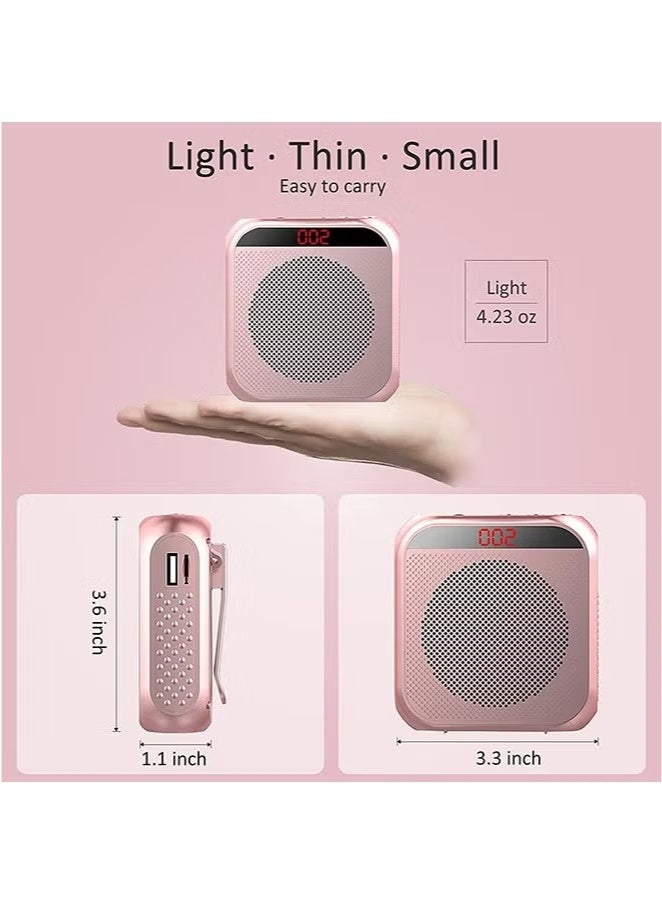 Beauenty Voice Amplifier with Wired Microphone Headset, Portable Rechargeable PA System Speaker Personal Microphone Speech Amplifier, Loudspeaker for Teachers, Tour Guides, Coaches, Metting, Yoga, Fitness  - Image 5